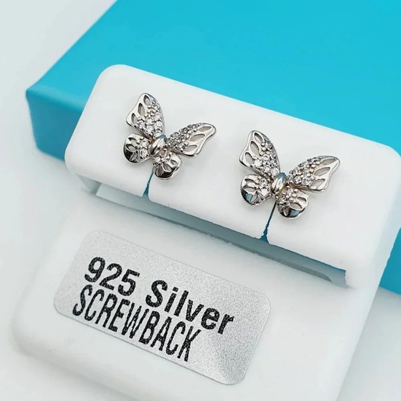 "925 Sterling Silver CZ Beautiful Earrings for Women, 1USPAR4238 - Picture 8 of 11